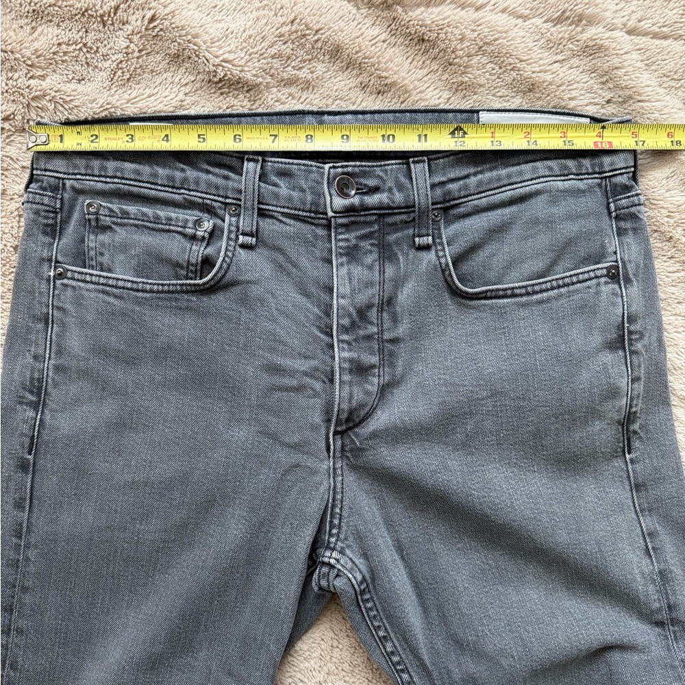 rag & bone Men's Gray Slim Jeans - Picture 12 of 15